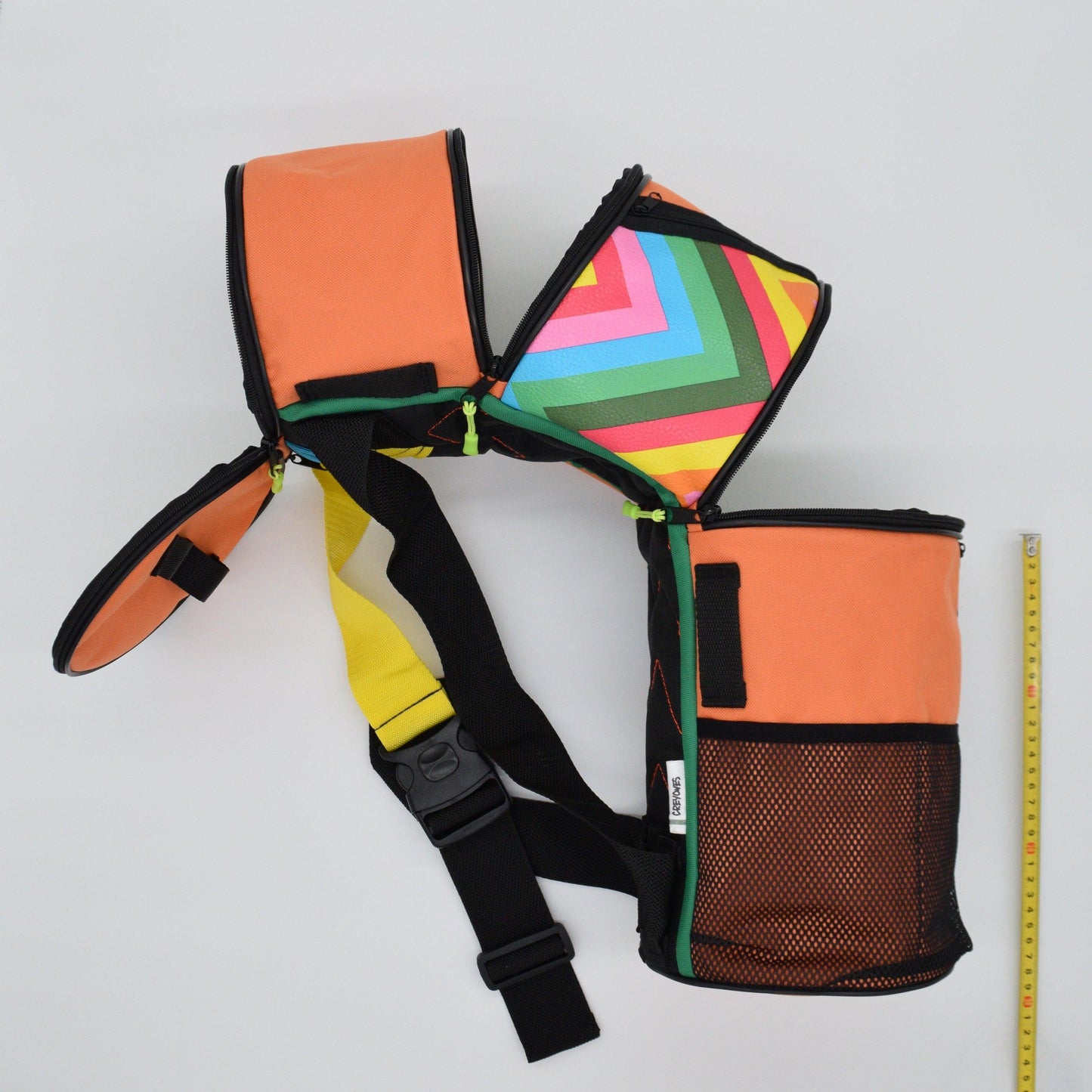 Caterpillar backpack - Orange by Creyones, Backpack