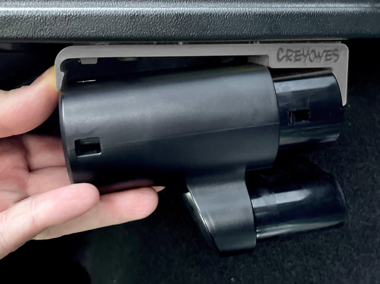 T-Items - Tesla CCS adapter holder by Creyones, CCS Holder for Tesla