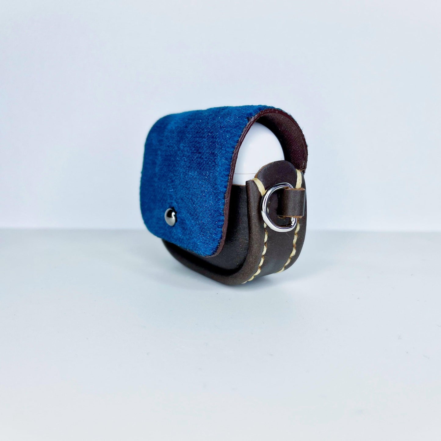 Fibre's - Blue Mist (AirPods 3rd Gen) by Creyones, Leather case