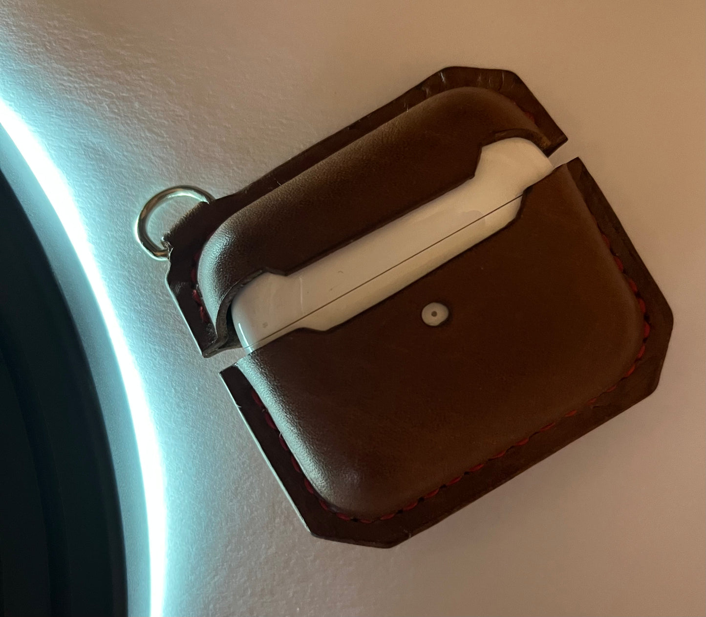 Pacman - Revolvera (AirPods 3.Gen) by Creyones, Leather case