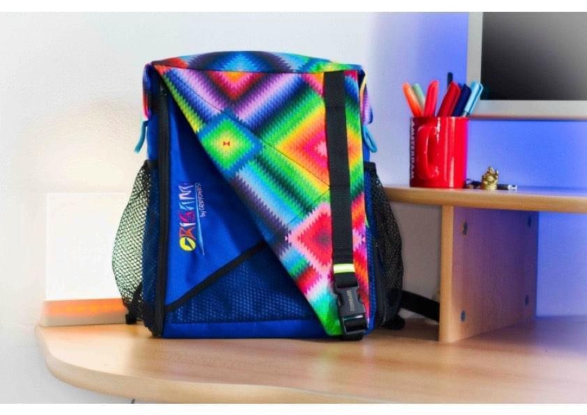 Origami backpack - Blue by Creyones, Backpack