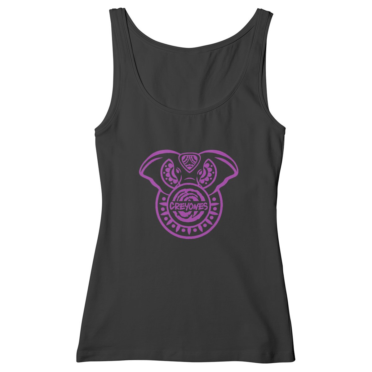 Women's slim fit Tank Top - elephant