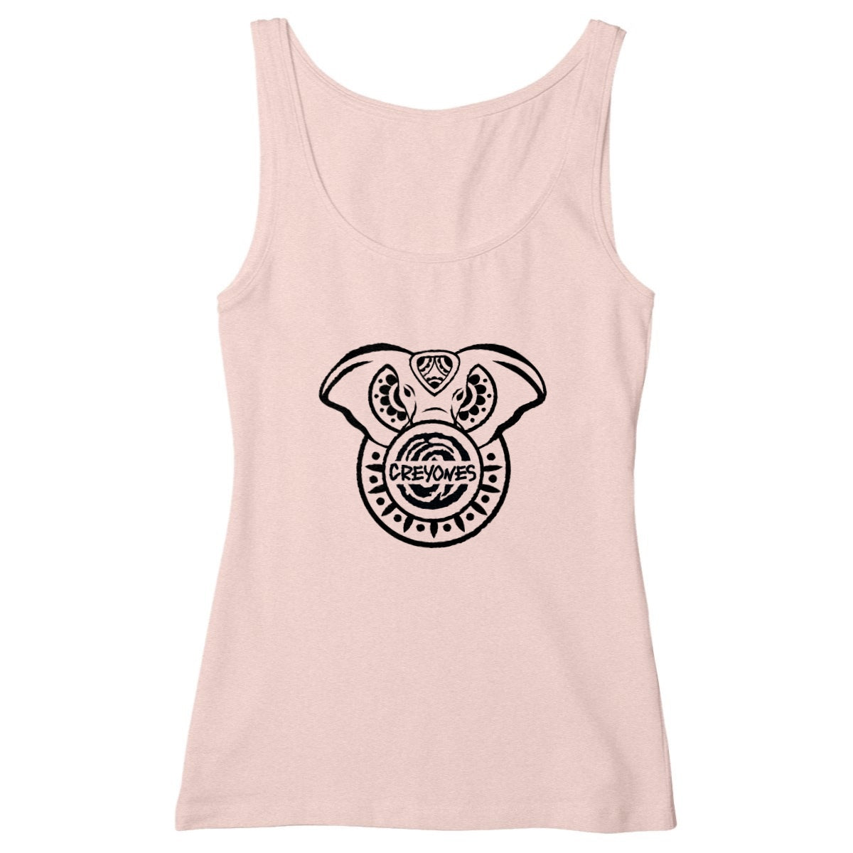 Women's slim fit Tank Top - elephant