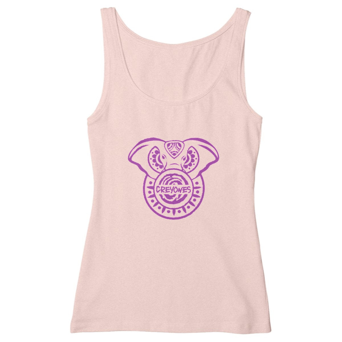 Women's slim fit Tank Top - elephant