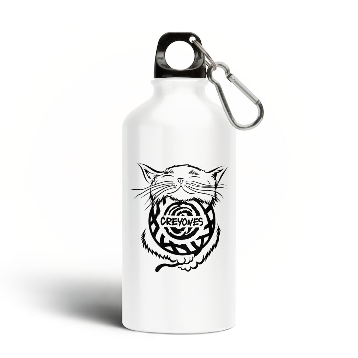 Water bottle - cat by Creyones, premium