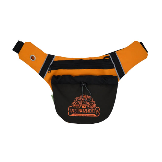 Best Buddy pouch - Orange/Green