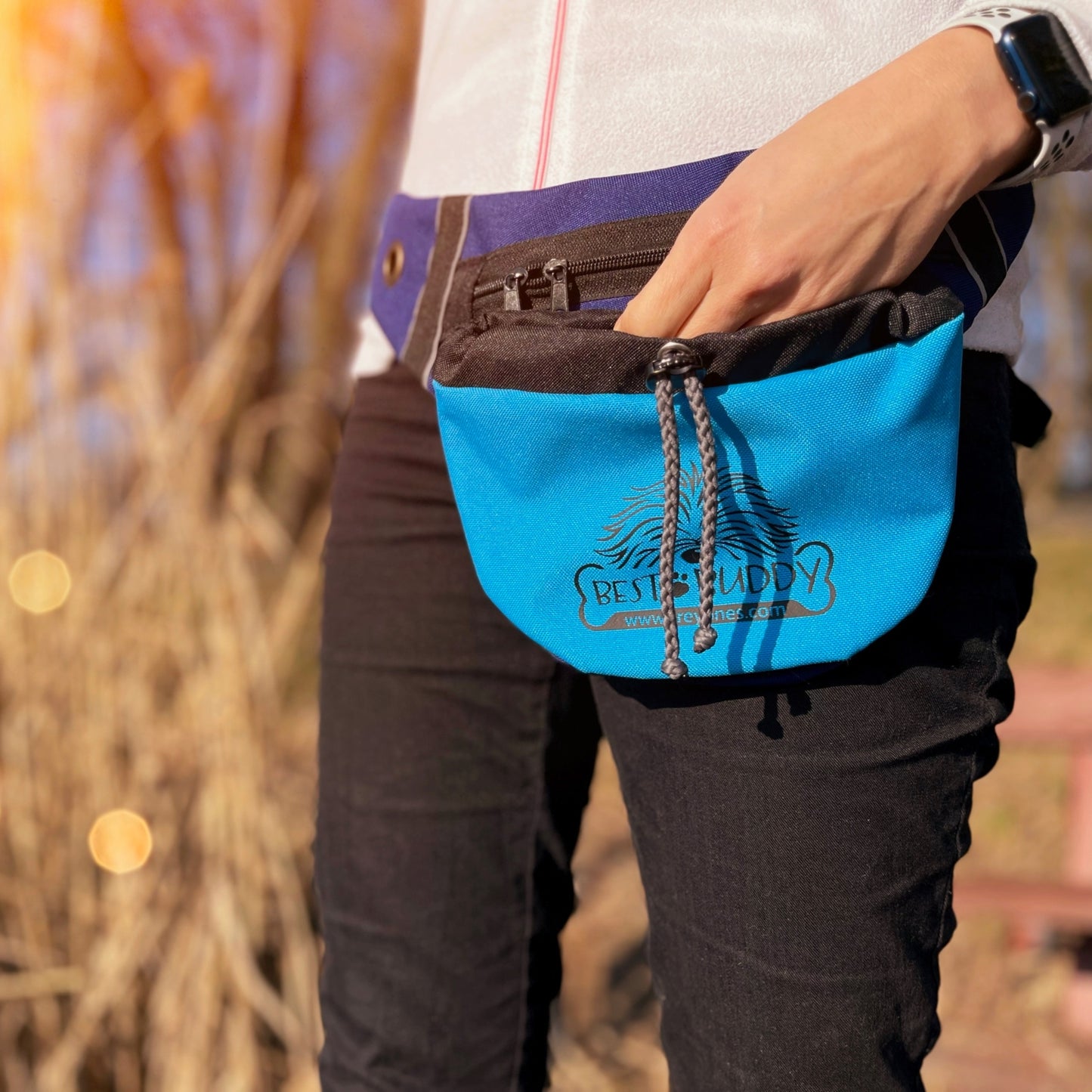Best Buddy pouch - Turquoise-purple