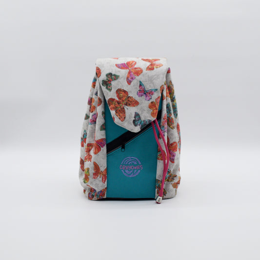 Damiselle bag - Butterflies turquoise by Creyones, Ladies bag
