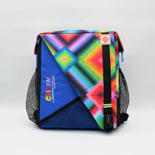 Origami backpack - Blue by Creyones, Backpack