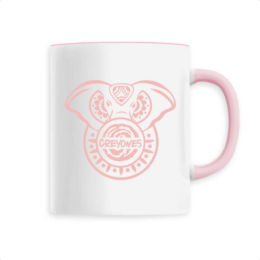 Ceramic mug - elephant by Creyones, premium
