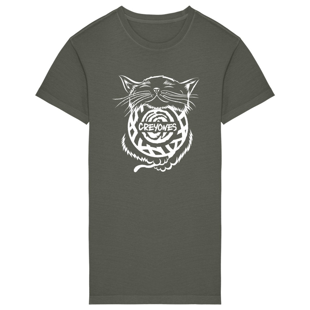 Woman's t-shirt dress - cat